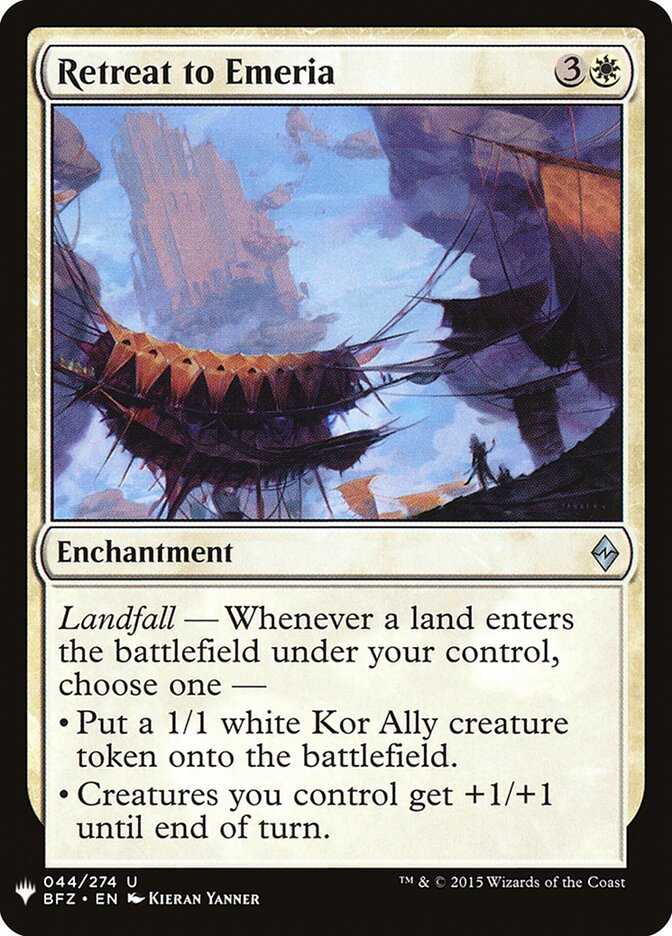 Retirada para Emeria / Retreat to Emeria - Magic: The Gathering - MoxLand