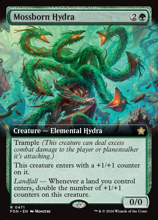 Hidra Musgonata / Mossborn Hydra - Magic: The Gathering - MoxLand