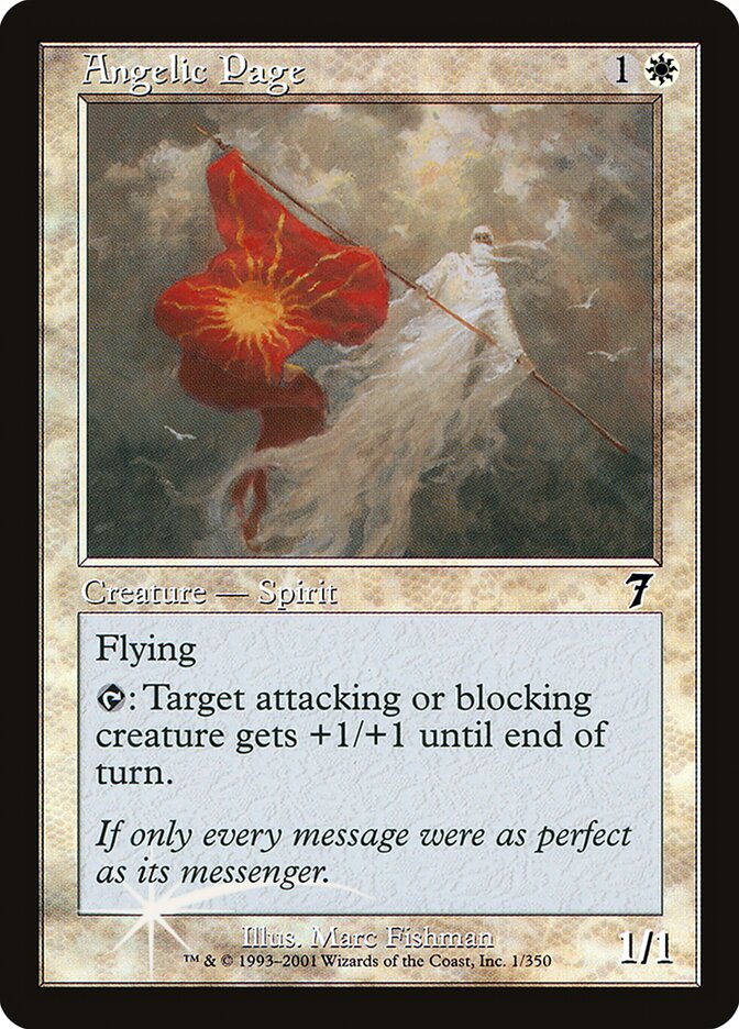 Pajem Angelical / Angelic Page - Magic: The Gathering - MoxLand