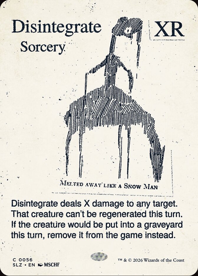 Desintegrar / Disintegrate - Magic: The Gathering - MoxLand
