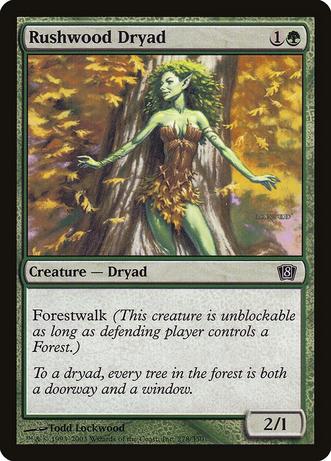 Dríade de Rushwood / Rushwood Dryad - Magic: The Gathering - MoxLand