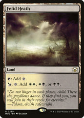Matagal Fétido / Fetid Heath - Magic: The Gathering - MoxLand