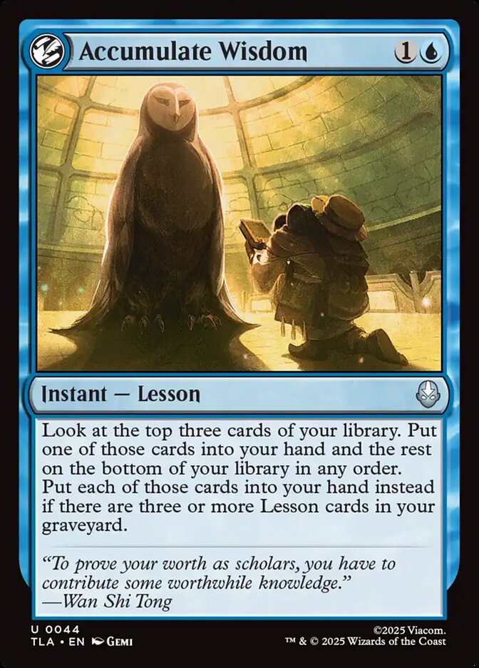 Sabedoria Acumulada / Accumulate Wisdom - Magic: The Gathering - MoxLand