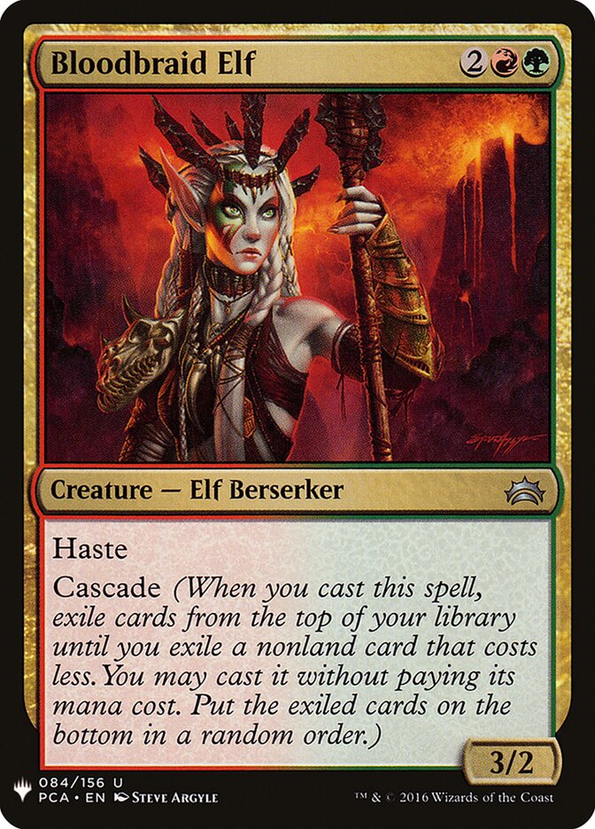 Elfa Tranças-de-sangue / Bloodbraid Elf - Magic: The Gathering - MoxLand