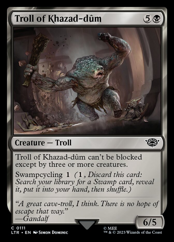 Trol de Khazad-dûm / Troll of Khazad-dûm - Magic: The Gathering - MoxLand