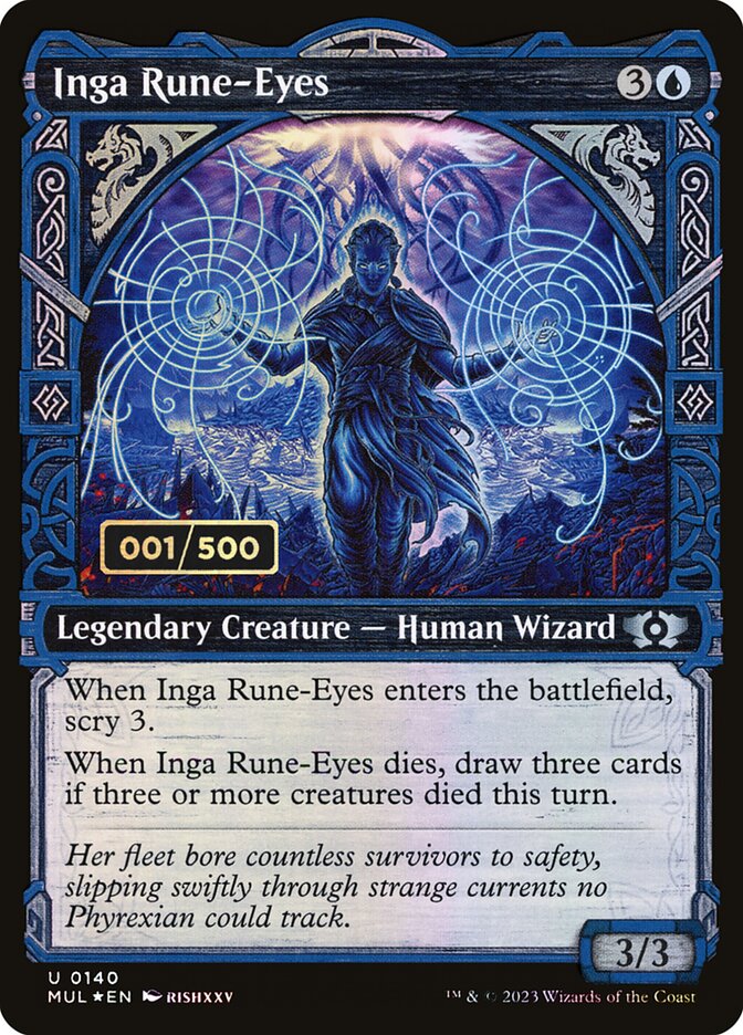 Inga Olhos Rúnicos / Inga Rune-Eyes - Magic: The Gathering - MoxLand