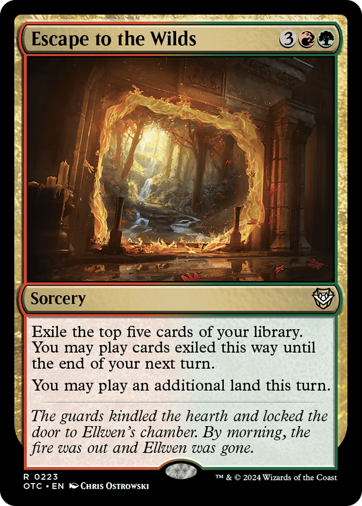 Fuga para as Terras Selvagens / Escape to the Wilds - Magic: The Gathering - MoxLand