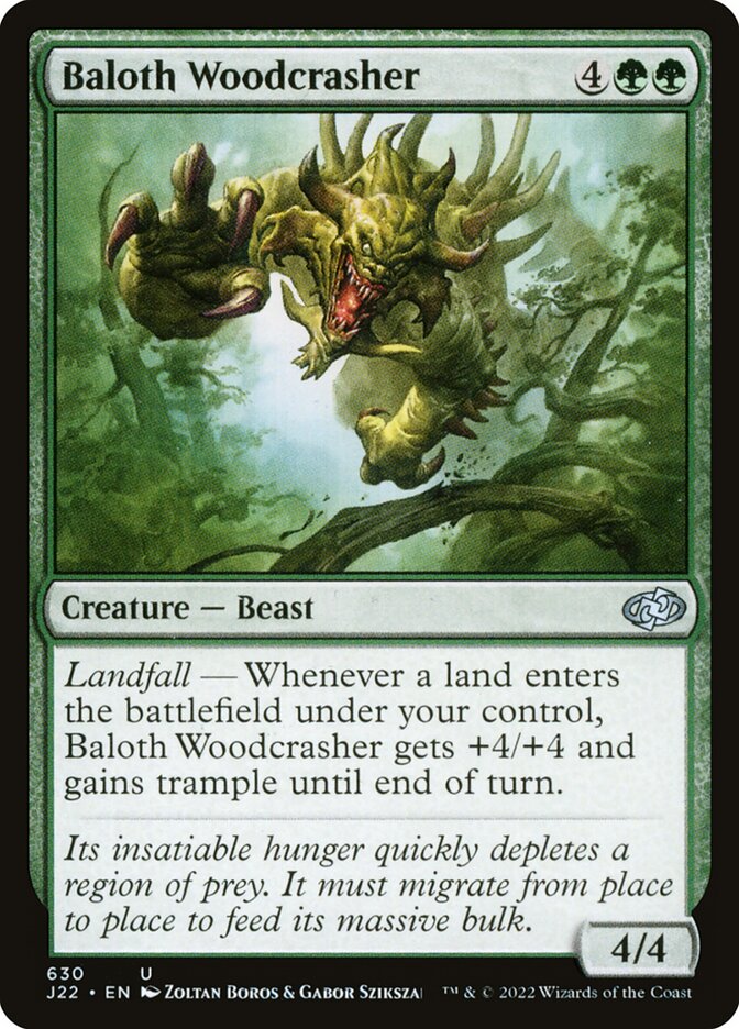 Rompe-bosque Baloth / Baloth Woodcrasher - Magic: The Gathering - MoxLand