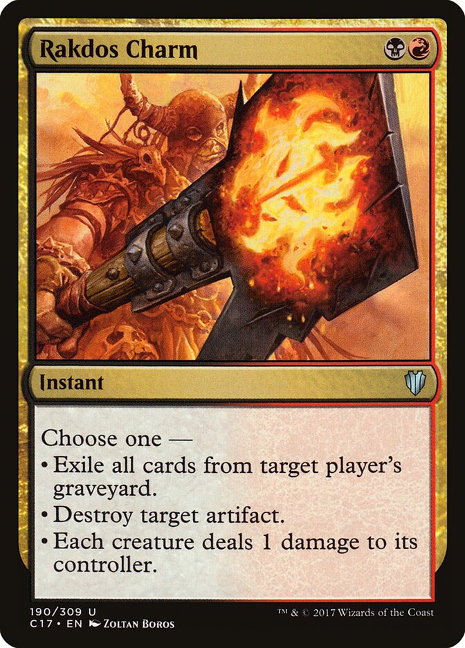 Amuleto Rakdos / Rakdos Charm - Magic: The Gathering - MoxLand