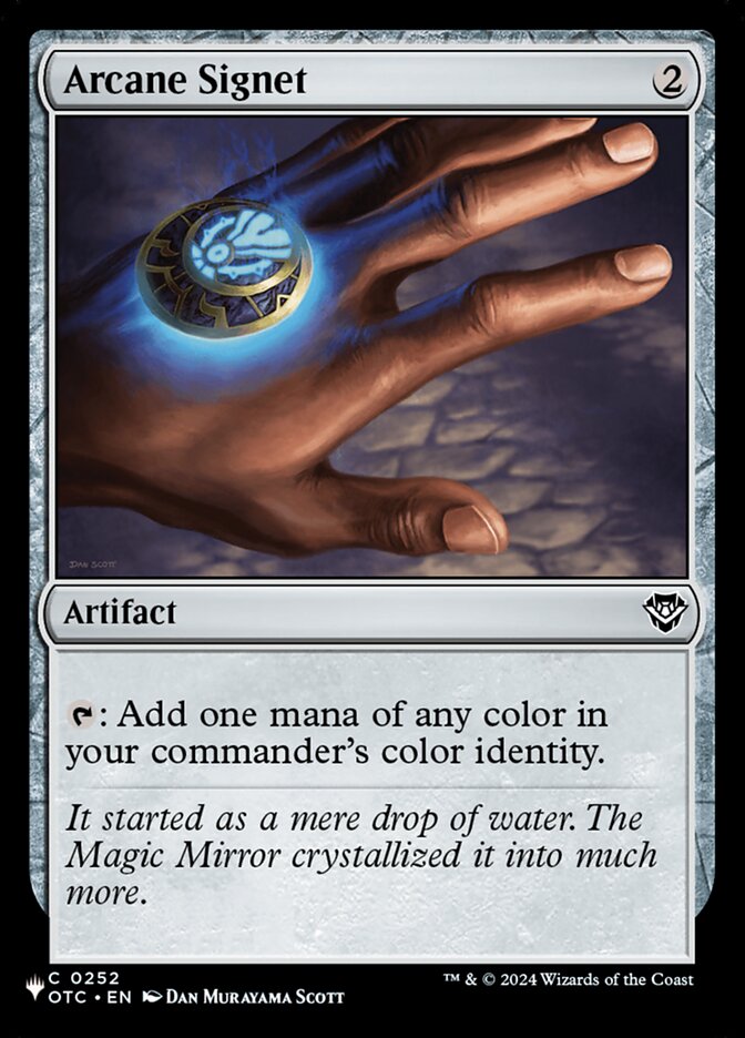 Sinete Arcano / Arcane Signet - Magic: The Gathering - MoxLand
