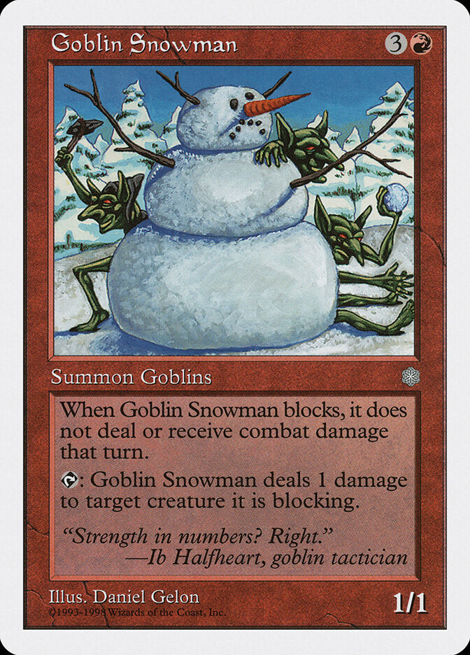 Boneco de Neve dos Goblins / Goblin Snowman - Magic: The Gathering - MoxLand
