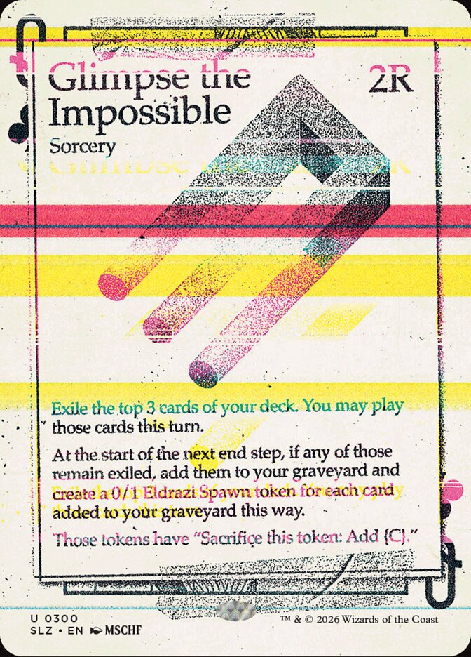 Vislumbre do Impossível / Glimpse the Impossible - Magic: The Gathering - MoxLand