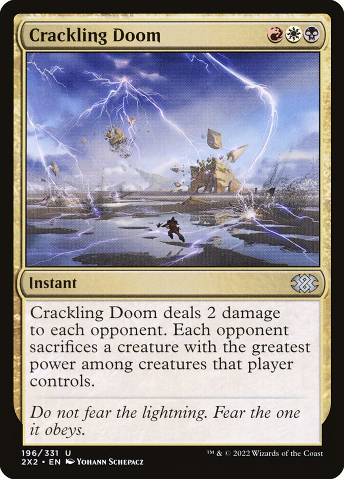 Fim Crepitante / Crackling Doom - Magic: The Gathering - MoxLand