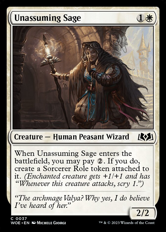 Sábia Modesta / Unassuming Sage - Magic: The Gathering - MoxLand