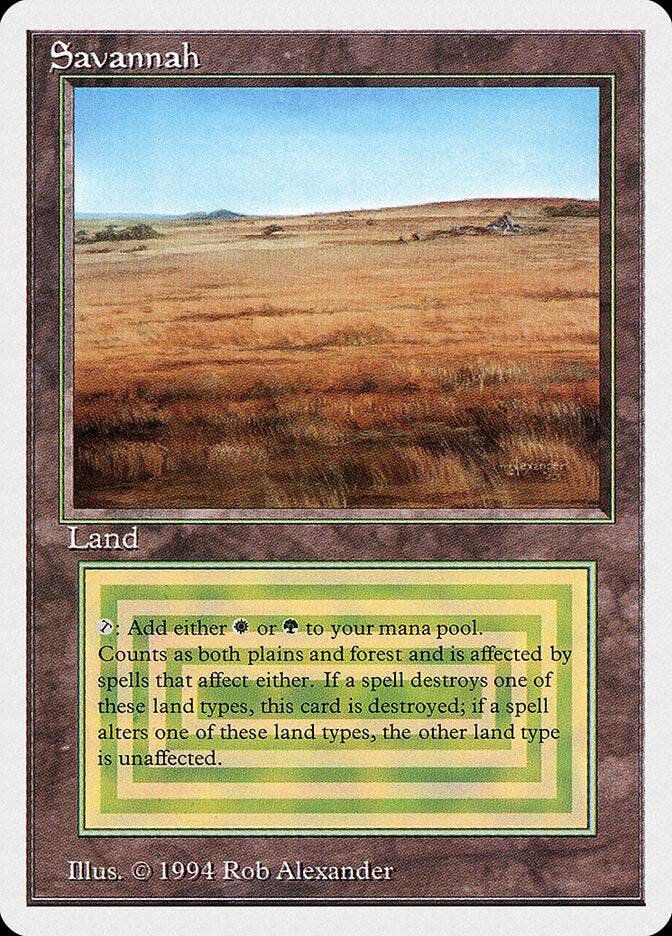Savannah - Magic: The Gathering - MoxLand