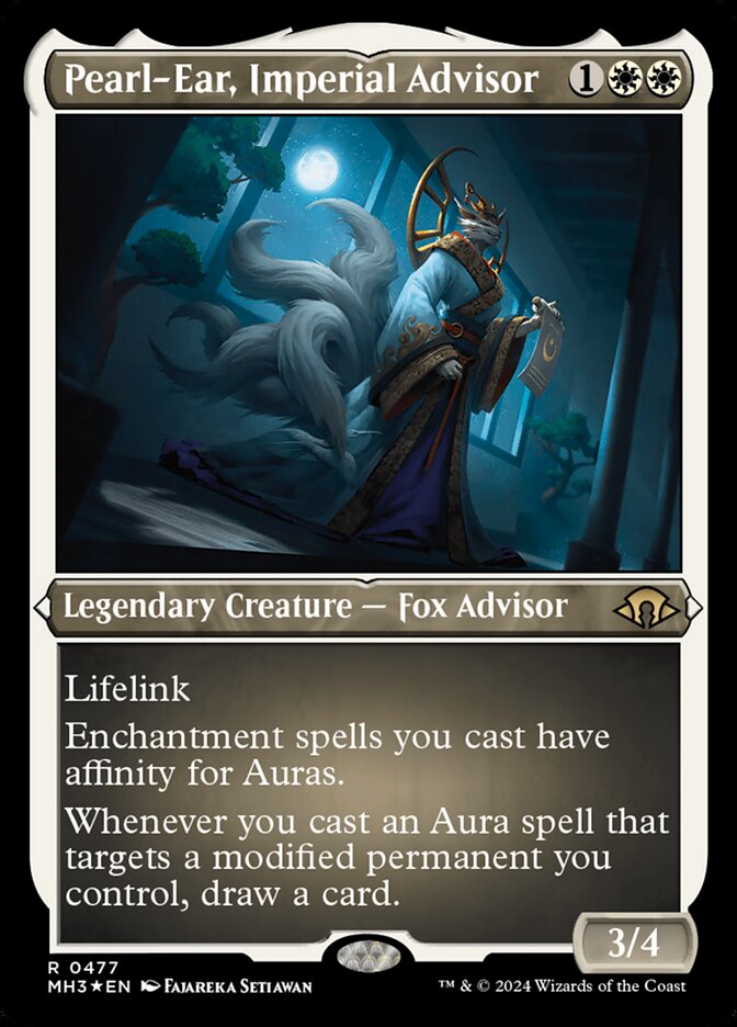 Orelha-de-Pérola, Conselheira Imperial / Pearl-Ear, Imperial Advisor - Magic: The Gathering - MoxLand