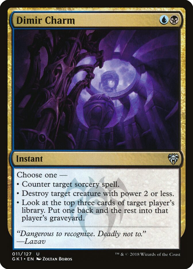 Amuleto Dimir / Dimir Charm - Magic: The Gathering - MoxLand
