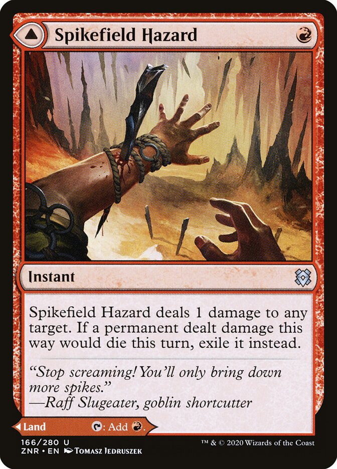 Risco do Campo das Agulhas / Spikefield Hazard - Magic: The Gathering - MoxLand