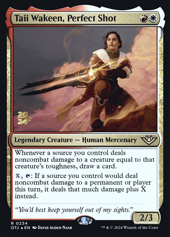 Taii Wakeen, Mira Perfeita / Taii Wakeen, Perfect Shot - Magic: The Gathering - MoxLand