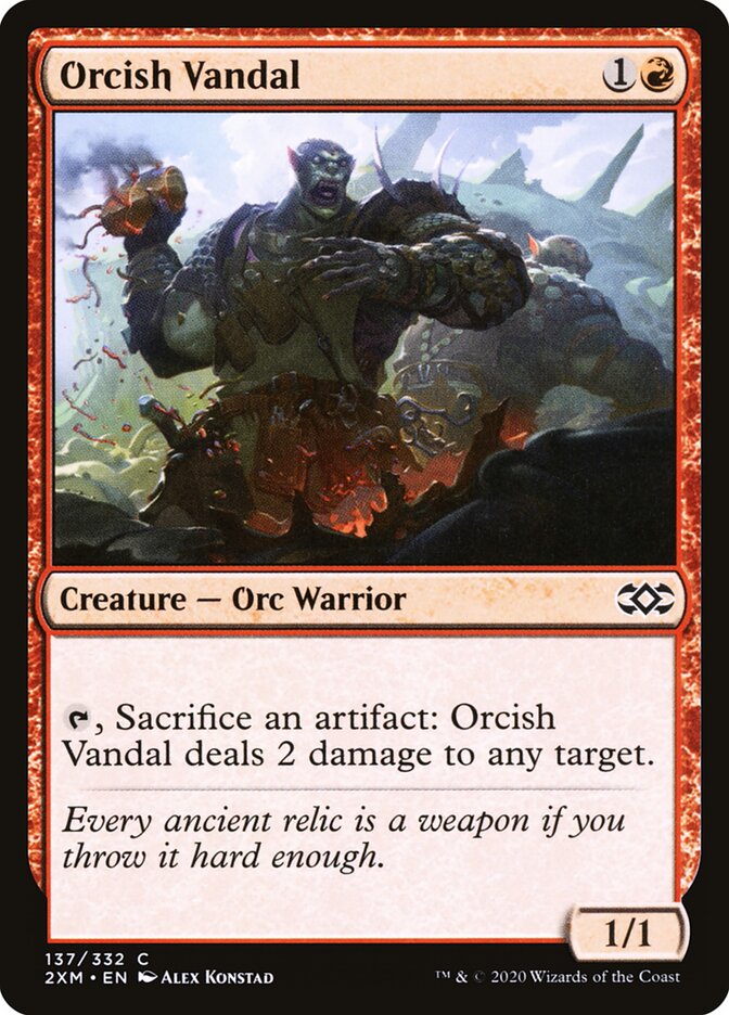 Vândalo Órquico / Orcish Vandal - Magic: The Gathering - MoxLand