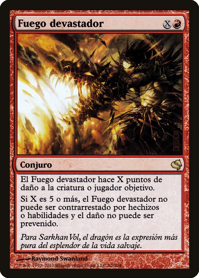 Fogo Devastador / Banefire - Magic: The Gathering - MoxLand
