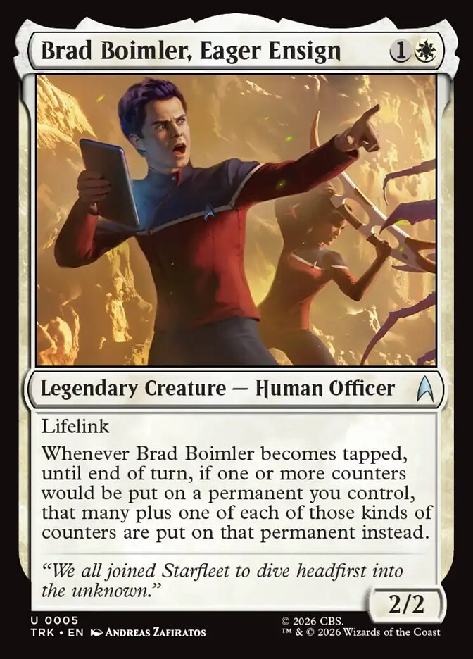 Brad Boimler, Eager Ensign - Magic: The Gathering - MoxLand