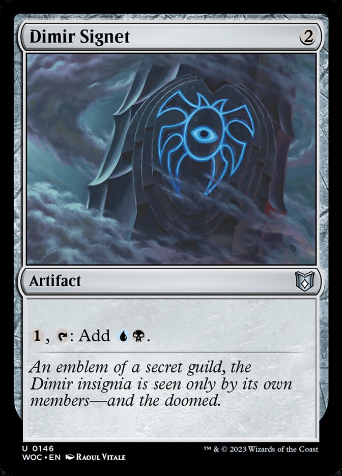 Sinete Dimir / Dimir Signet - Magic: The Gathering - MoxLand