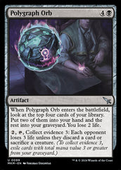 Orbe Polígrafo / Polygraph Orb - Magic: The Gathering - MoxLand