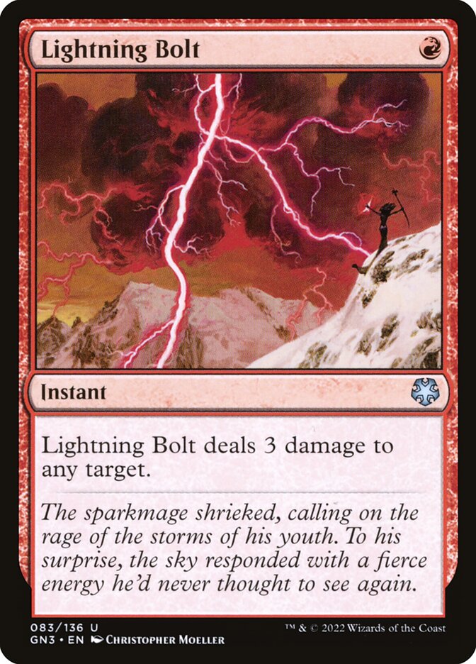 Raio / Lightning Bolt - Magic: The Gathering - MoxLand