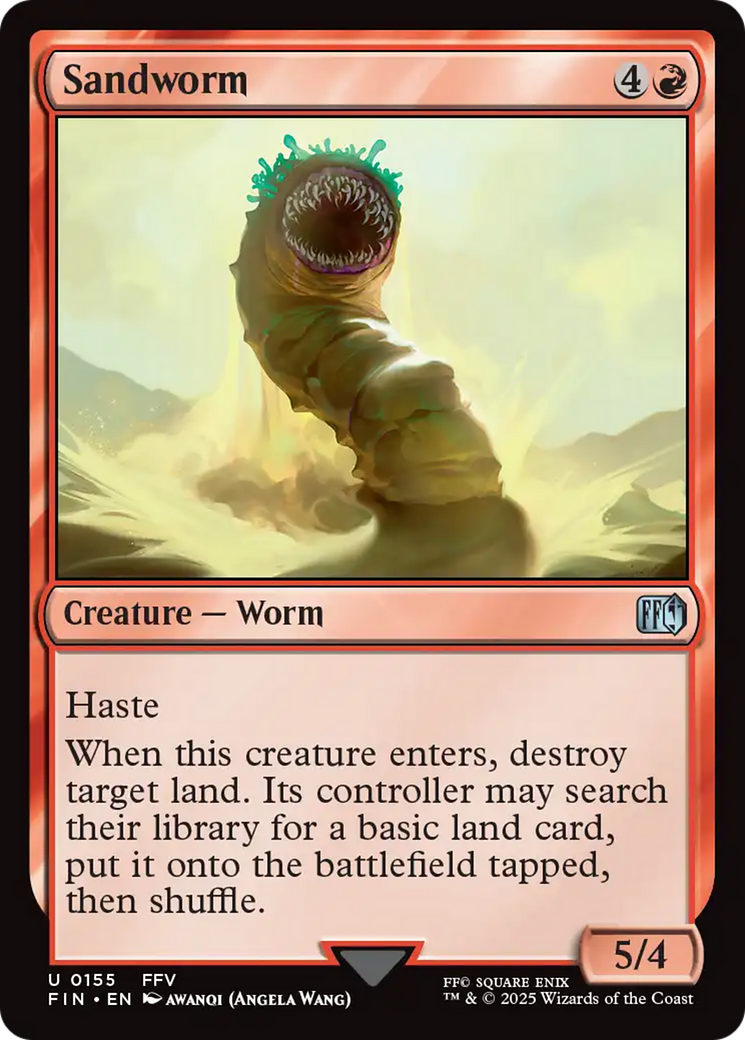 Verme da Areia / Sandworm - Magic: The Gathering - MoxLand