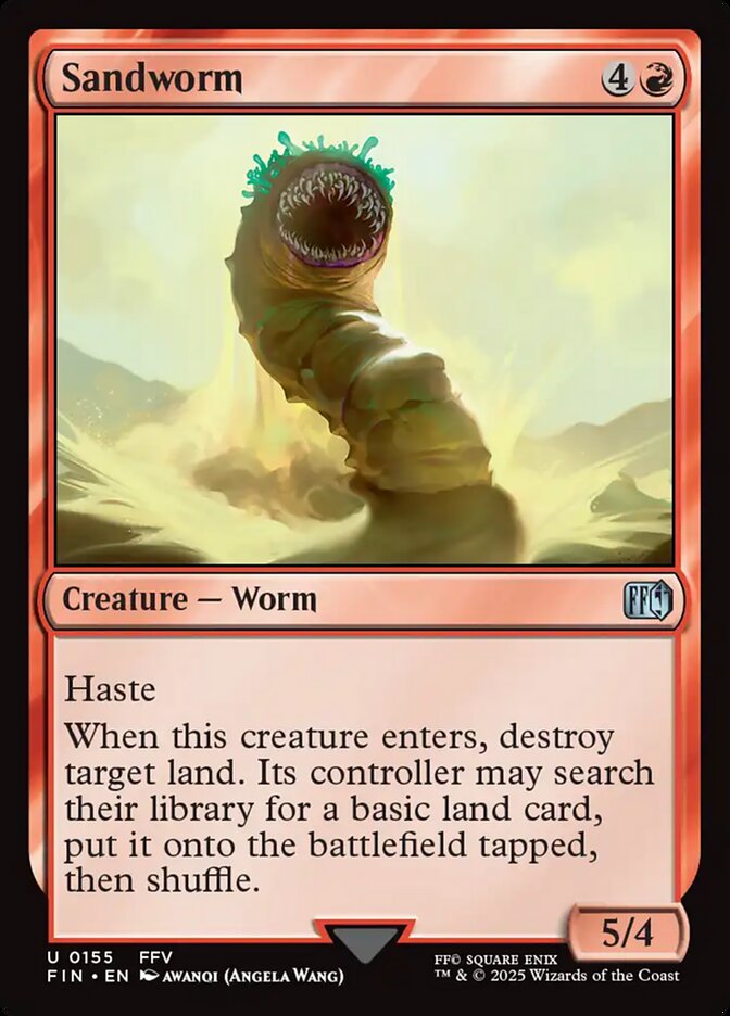Verme da Areia / Sandworm - Magic: The Gathering - MoxLand