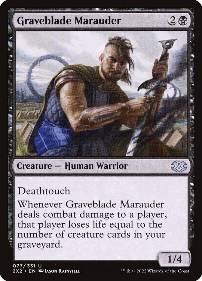 Saqueador da Lâmina Funesta / Graveblade Marauder - Magic: The Gathering - MoxLand