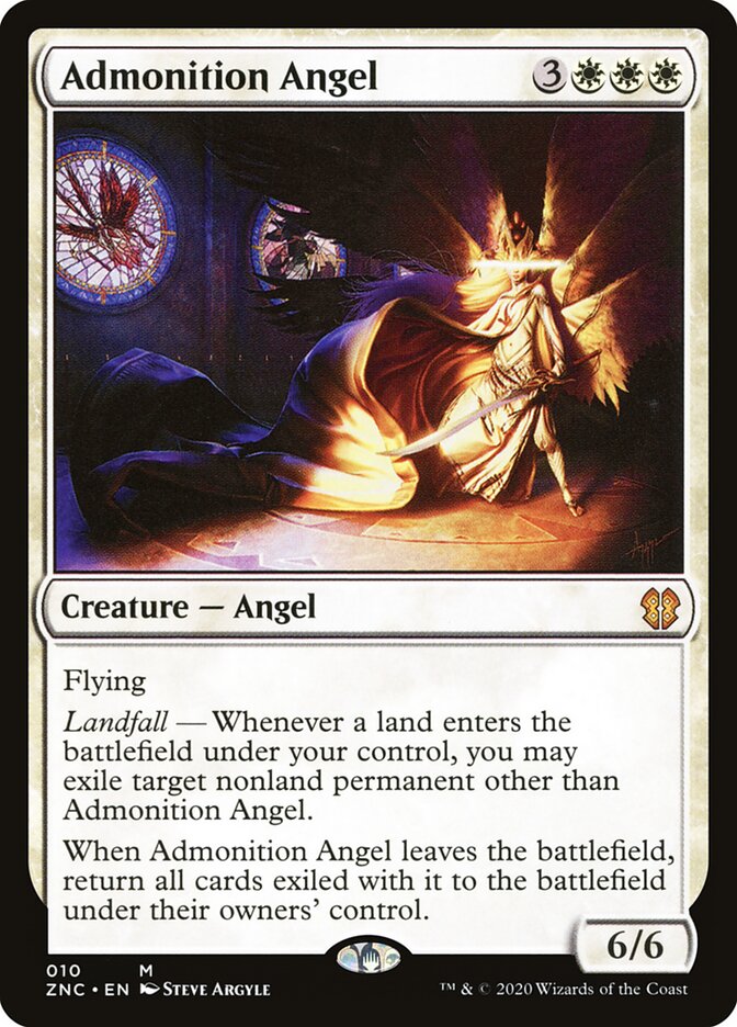 Anjo da Admonição / Admonition Angel - Magic: The Gathering - MoxLand
