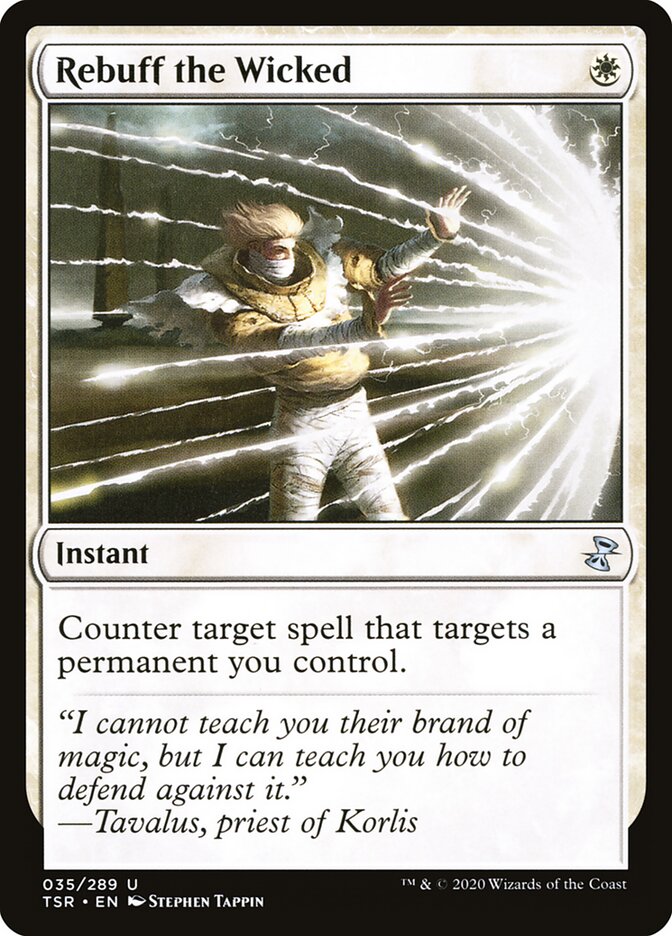 Rejeitar o Perverso / Rebuff the Wicked - Magic: The Gathering - MoxLand
