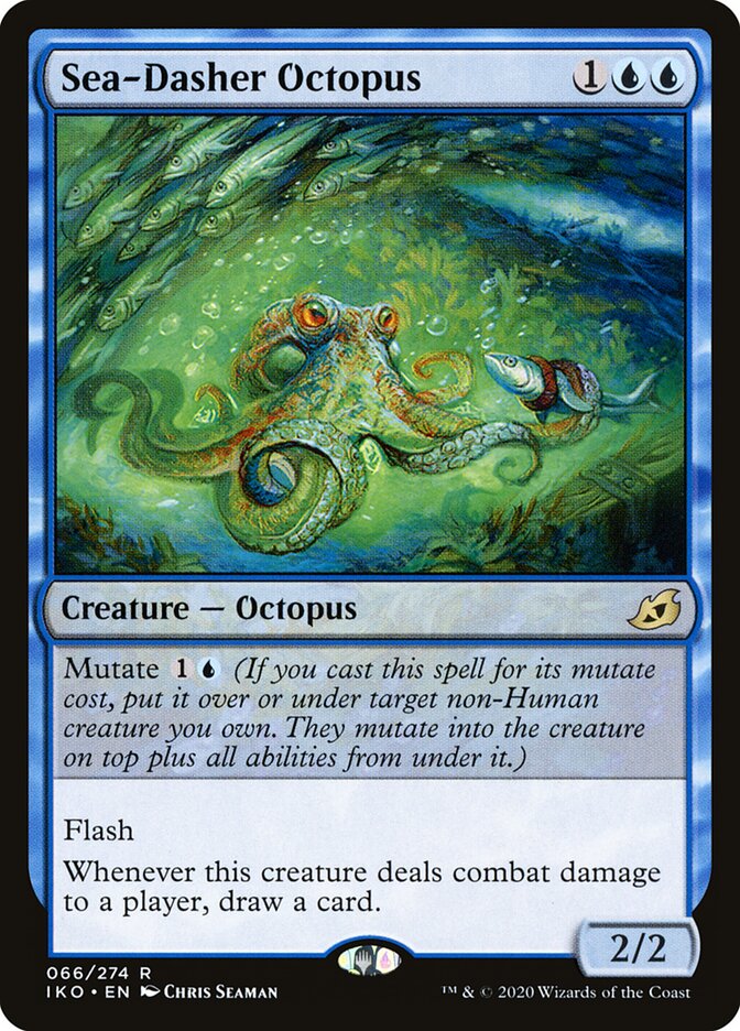 Polvo Flecha-do-mar / Sea-Dasher Octopus - Magic: The Gathering - MoxLand