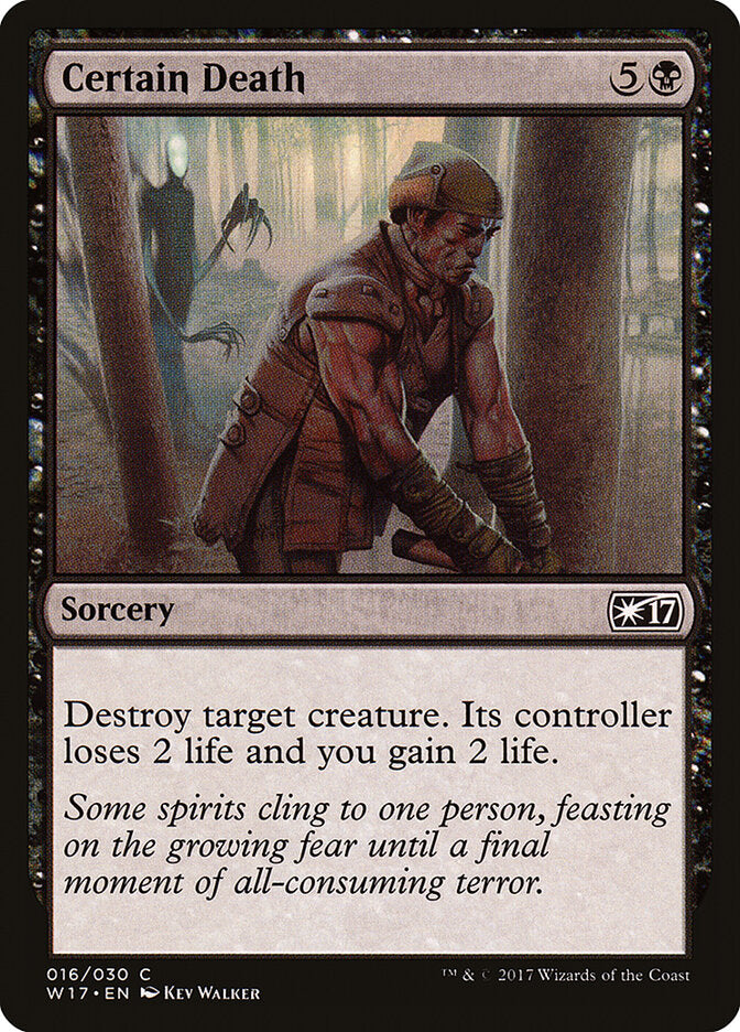 Morte Certa / Certain Death - Magic: The Gathering - MoxLand