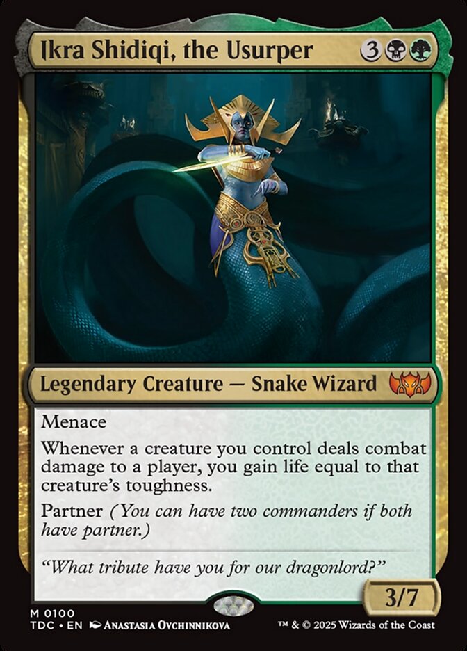 Ikra Shidiqi, a Usurpadora / Ikra Shidiqi, the Usurper - Magic: The Gathering - MoxLand