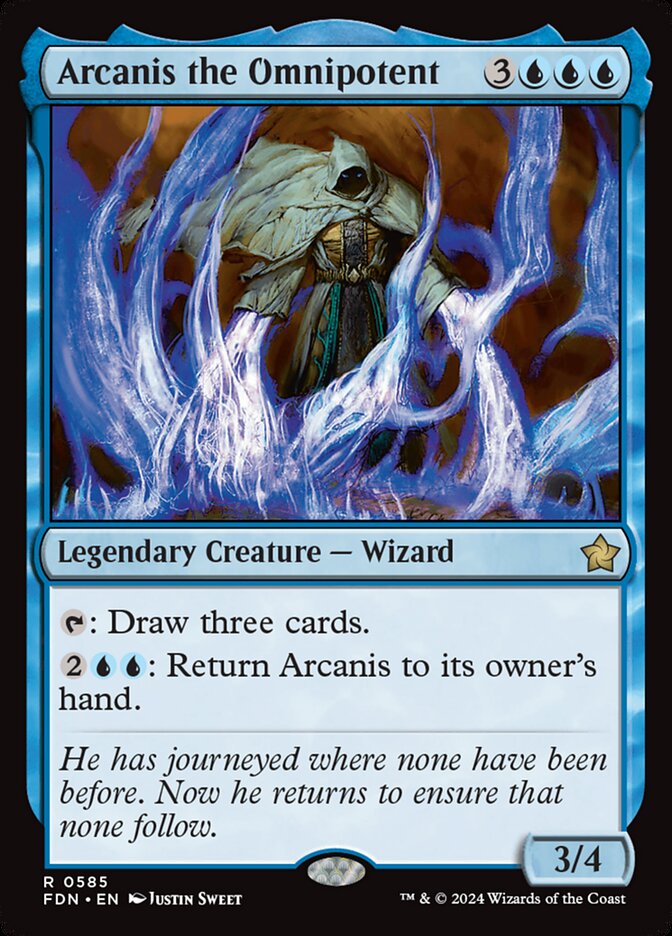 Arcanis, o Onipotente / Arcanis the Omnipotent - Magic: The Gathering - MoxLand