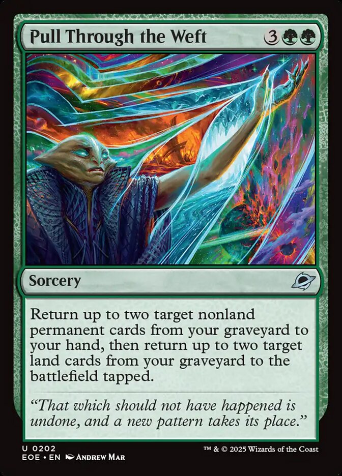 Extrair da Trama / Pull Through the Weft - Magic: The Gathering - MoxLand