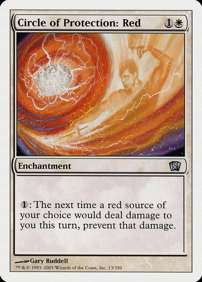 Círculo de Proteção: Vermelho / Circle of Protection: Red - Magic: The Gathering - MoxLand