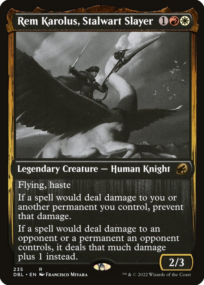 Rem Karolus, Matador Resoluto / Rem Karolus, Stalwart Slayer - Magic: The Gathering - MoxLand