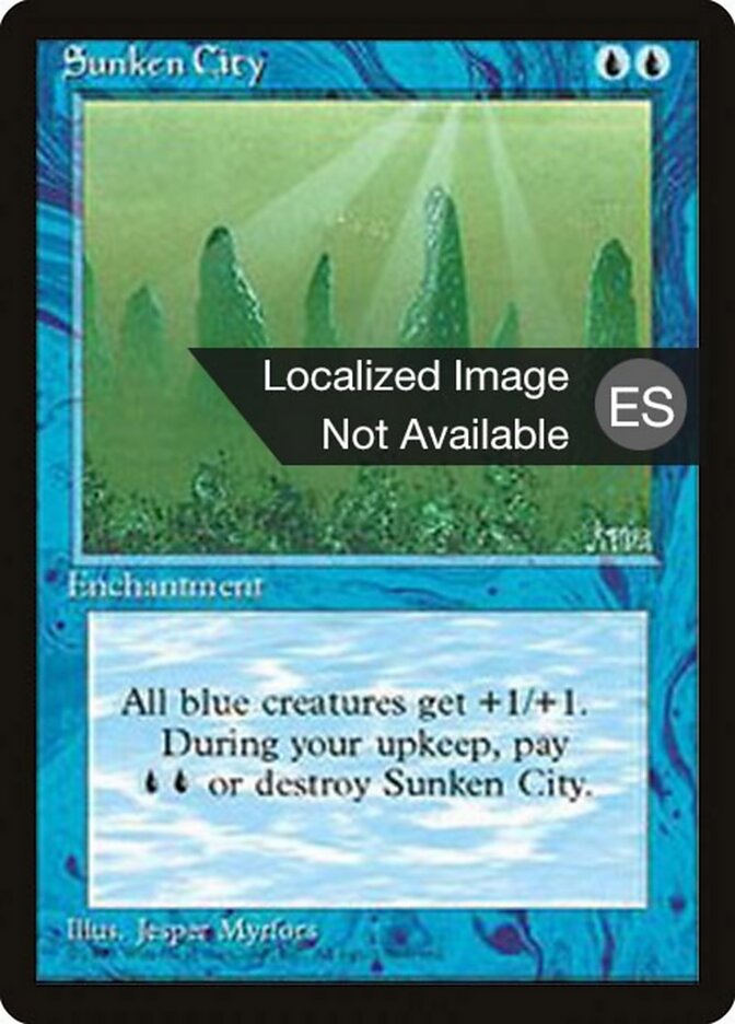 Cidade Submersa / Sunken City - Magic: The Gathering - MoxLand