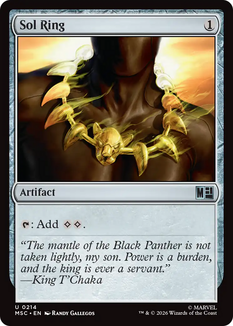 Anel Solar / Sol Ring - Magic: The Gathering - MoxLand