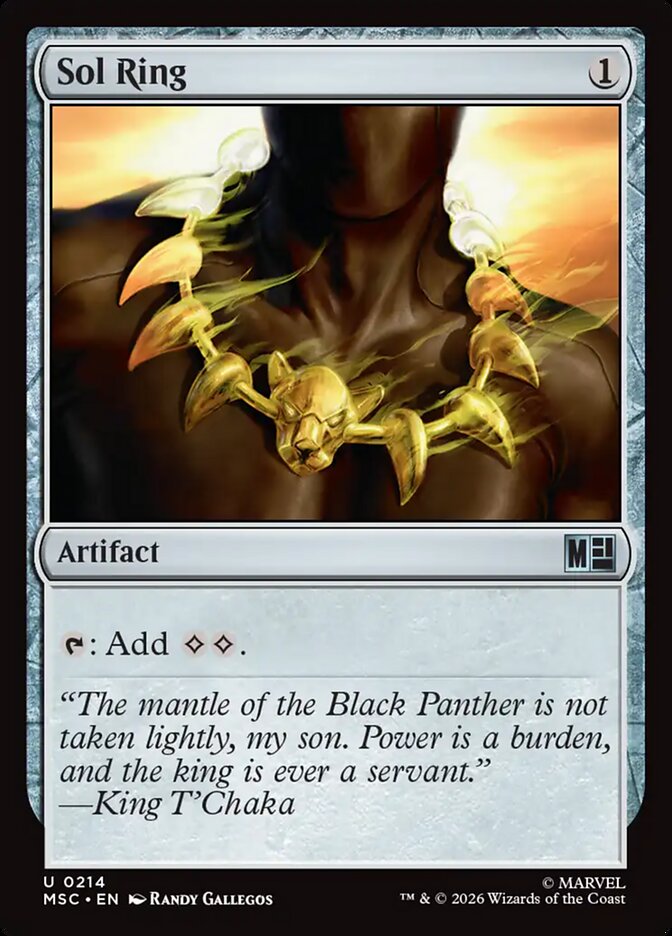 Anel Solar / Sol Ring - Magic: The Gathering - MoxLand