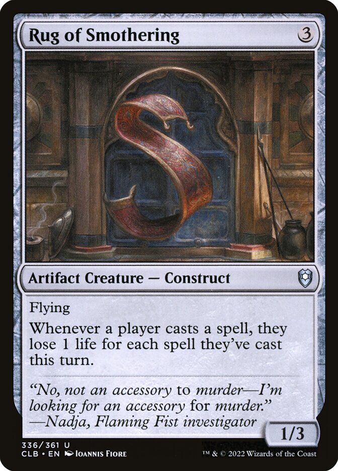 Tapete Sufocador / Rug of Smothering - Magic: The Gathering - MoxLand