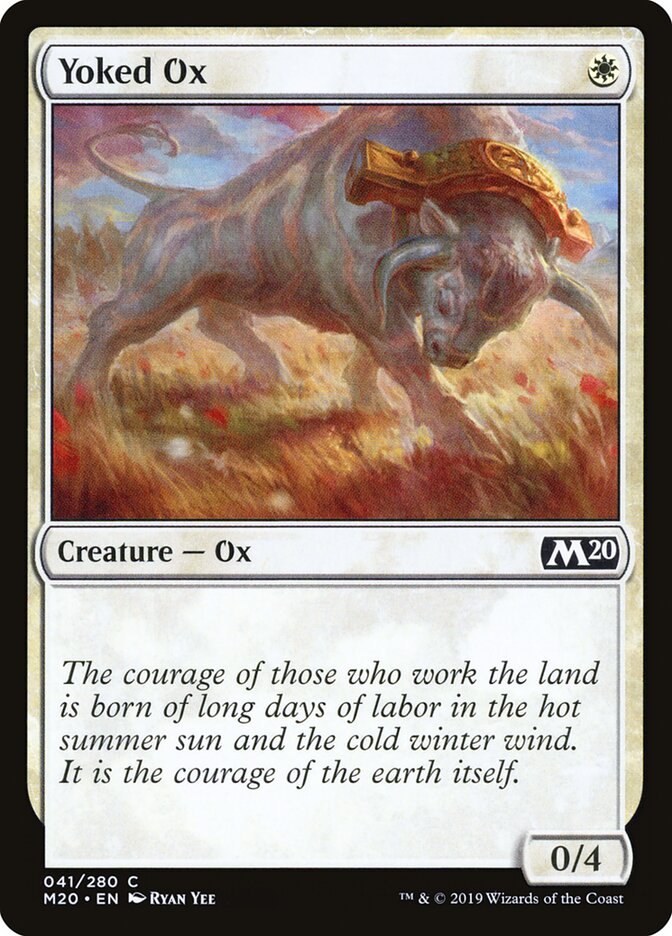 Boi Jungido / Yoked Ox - Magic: The Gathering - MoxLand