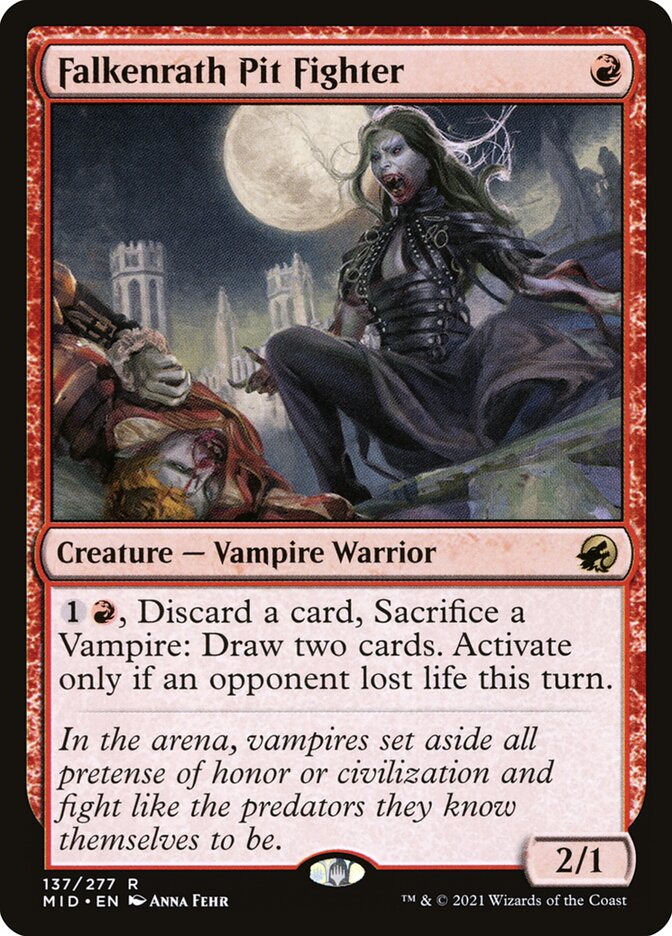 Lutadora da Liça Falkenrath / Falkenrath Pit Fighter - Magic: The Gathering - MoxLand
