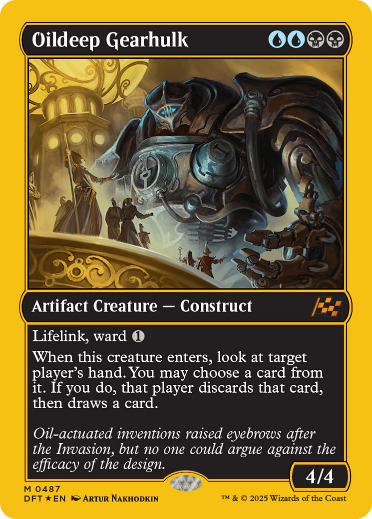 Mecanotitã do Petromotor / Oildeep Gearhulk - Magic: The Gathering - MoxLand