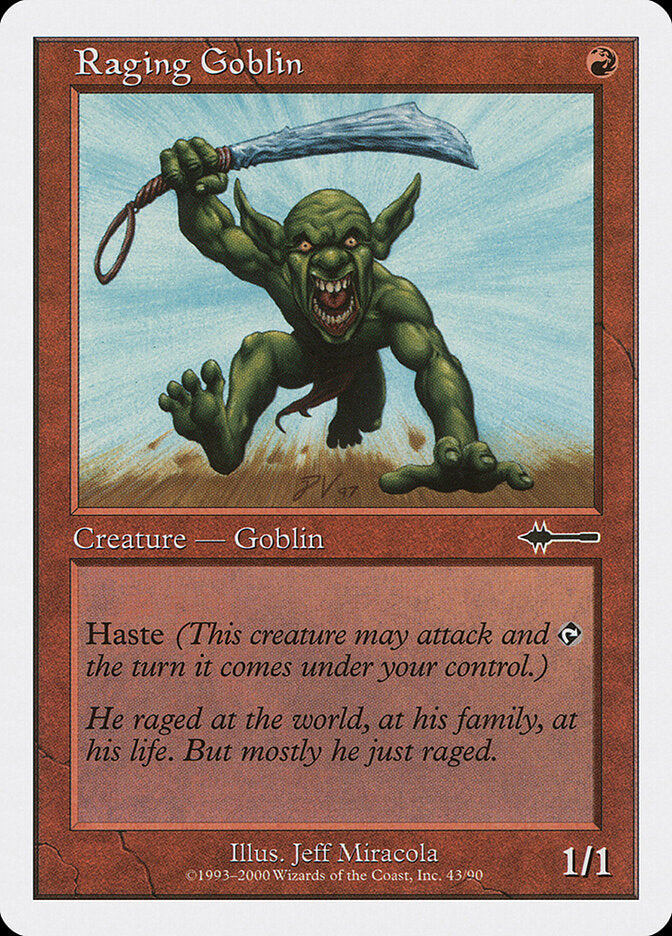 Goblin Enfurecido / Raging Goblin - Magic: The Gathering - MoxLand