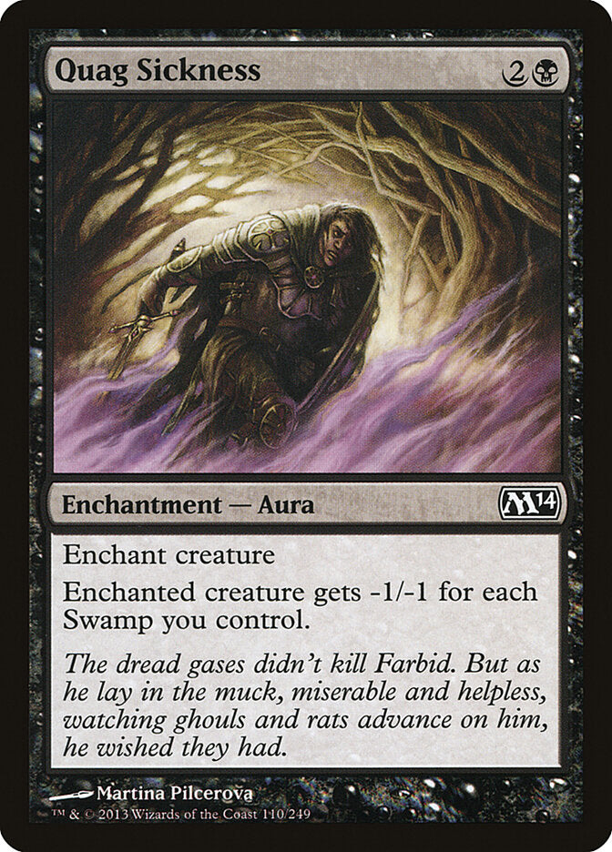 Enjoo de Lodaçal / Quag Sickness - Magic: The Gathering - MoxLand